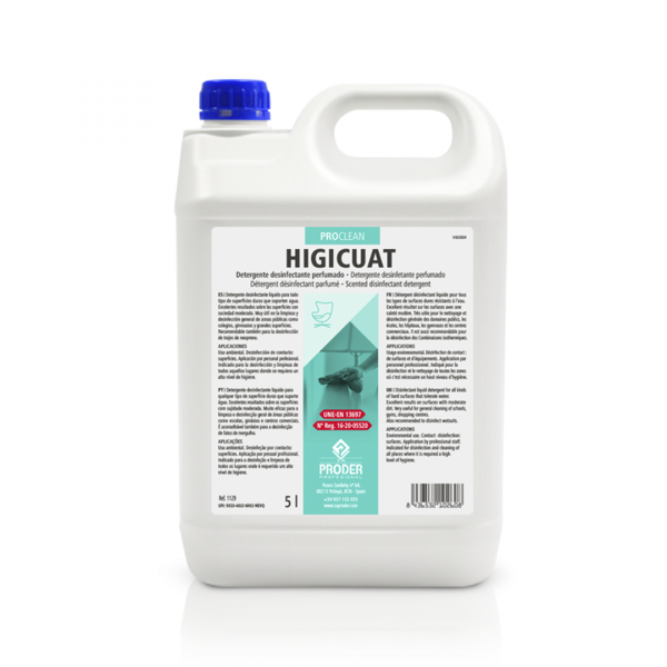 HIGICUAT 5L Detergente Desinfectante Perfumado